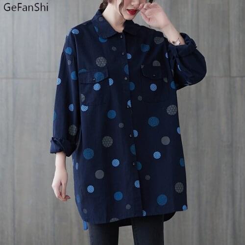 Блузки в горошек GeFanShi China At AliExpress