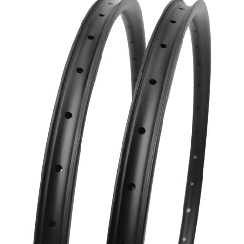 27.5er/650B MTB bicycle XC carbon rim 30mm width 30mm depth Tubeless carbon wheel UD matte finish disc brake mountain bike wheel