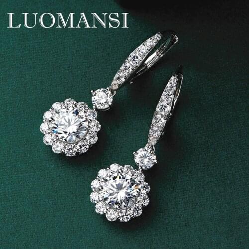 Luomansi Women's Gold Earrings