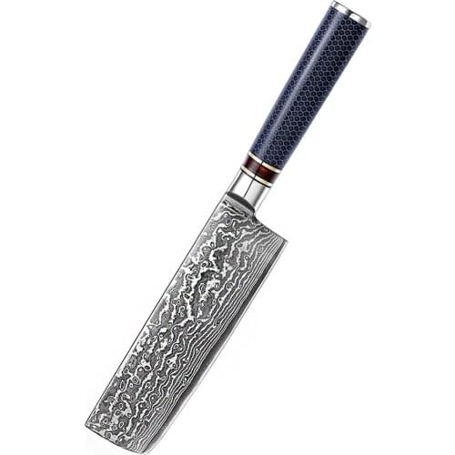 Damascus Light Small Kitchen Knife Resin Handle Household Kitchen Knife Slice Japanese-style Vegetable Cutting Knife