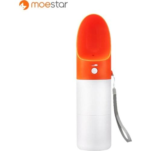 Xiaomi MOESTAR ROCKET Pet Dog Cat Water Bottle 270ML Portable Travel Cups Outdoor Feeder Drinking Bowl Pet Home Products