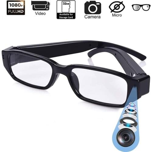 Camera Glasses, HD 1080p Video Glasses Wearable Camera Mini Video Recorder, A Great Gift for Your Family and Friends