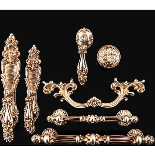 Door Knob Handle Catch Pull Grip Furniture Wardrobe Closet Cabinet Drawer 33mm - 170mm Vintage American Rustic Silver