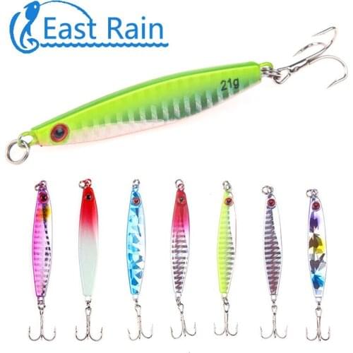 East Rain 21g/6.5cm Spoon Spinner Fishing Lures 2pcs/lot Artificia Hard Bait Freshwater Saltwater Fishing Free Shipping