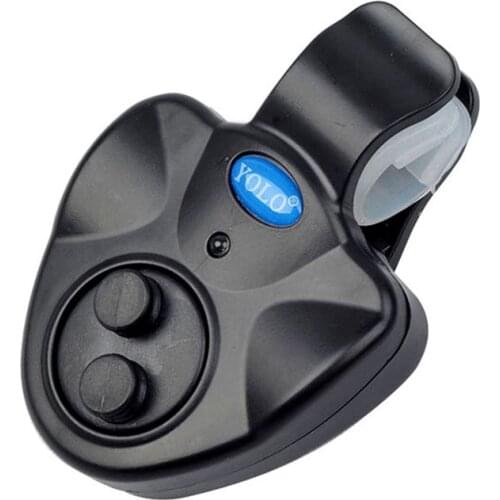 Fishing Alarm Fish Bite Alarm Loud Sound Bell Clip on Fishing Rod Fishing Electronic LED Light Fishing Tackle Tools Accessories