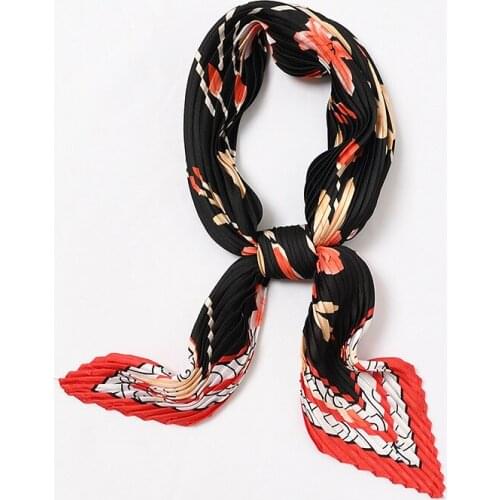 Spring New Floral Silk Scarf Small Bright Bandana Office Lady Design Neck Scarf Headband [3999]