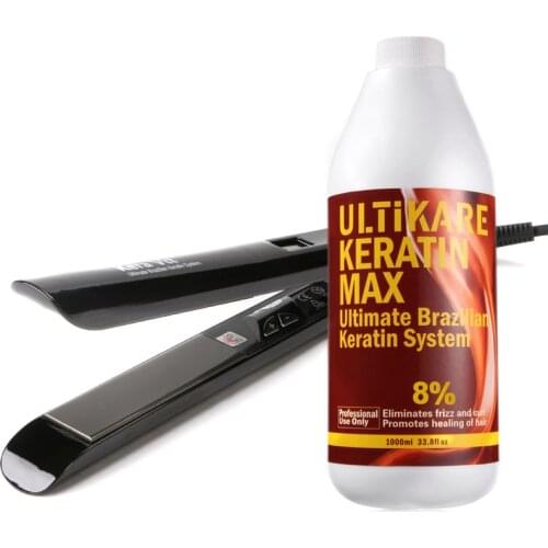 1000ml Chocolate Keratin Treatment 8% Keratin Hair Straightening+ Hair Flat Iron Keratin Smoothing Hair Care Free Shipping
