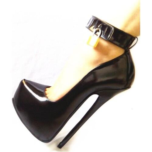 7.87in Heel Height Sexy Genuine Leather Pointed Toe Stiletto Heel Platform Pumps High Heels US size 5-13 No.y2008
