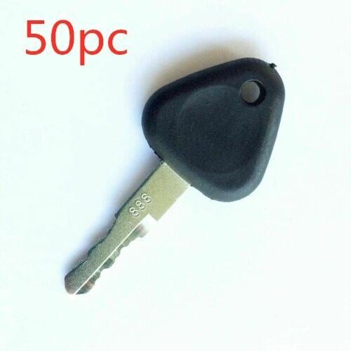 50pc #888 For SDLG Heavy Equipment Ignition Key Excavator Loader Forklift Roller
