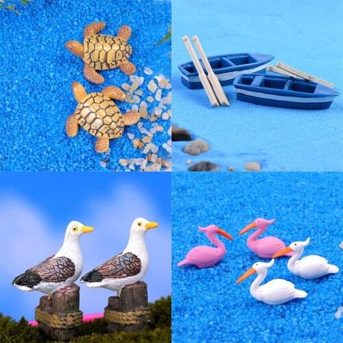 Fairy Gardens Decorations Cute Bird Miniatures Bonsai Terrariums Landscape Ornaments Figurines Toys DIY Aquarium/Dollhouse Acces