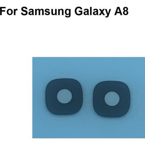High quality For Samsung Galaxy A8 Back Rear Camera Glass Lens test good For Samsung Galaxy A 8 A 8000 Replacement Parts