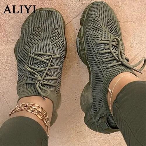 Womens New Sneakers 2021 Autumn Anti-Slip Breathable Colorful Ladies Outdoor Casual Shoes Trainer Sport Walking Flat Shoes
