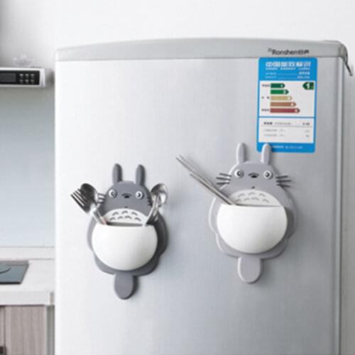 Cute Cartoon Totoro Toothbrush Wall Mount Holder for family Decoration Bathroom Organizer Tools Accessories tooth brush holder