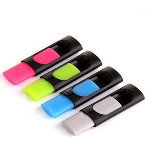 1PC Flat Shape Rubber Pen Eraser Gift, Kids Children Stationery School Office Reward Supplies Magic Erasable Pen Eraser