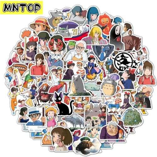 10/30/50Pcs/set Miyazaki Hayao Cartoon Anime Laputa: Castle In The Sky Sticker For Kids Luggage Skateboard Helmet Laptop Case