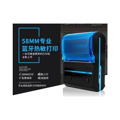10pcs Mini 58mm Bluetooth Thermal Printer Mobie APP QR Code Receipt Printer 9 Android /Windows