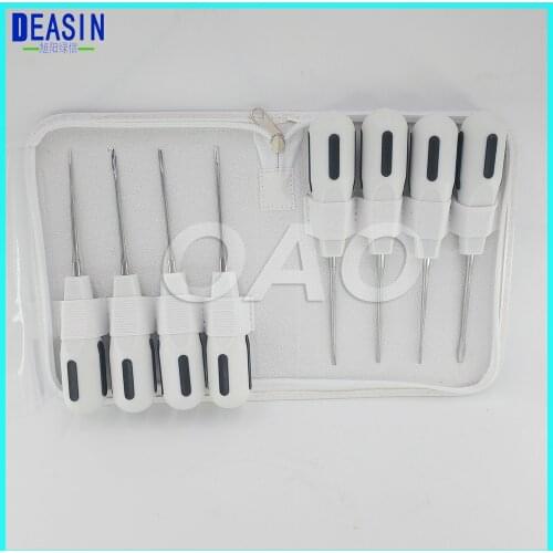 Good price 8pc curved root elevator dentistry dentist dental instrument teeth whitening equipment dentist stainless steel Deasin