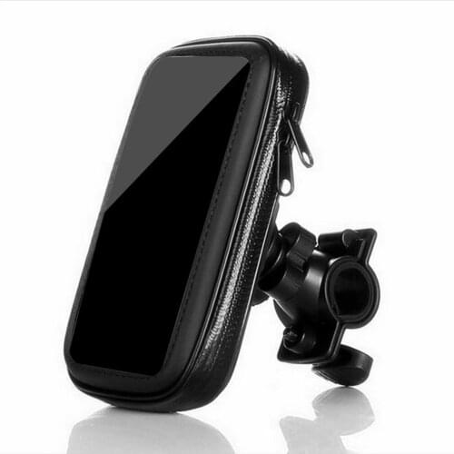 Car Motorcycle Phone holder GPS Navigation Holder Waterproof Case with Mount Holder 360 Degree Rotary Design For Mobile Phone