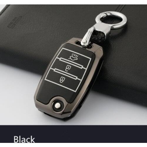 Zinc alloy Remote Car Key Case Cover holder For Kia Rio K2 Optima K5 Sportage 2017 2018 Ceed Sorento Cerato K3 K4 Accessories