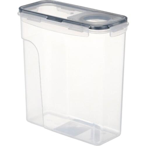 Food Cereal Container Plastic Kitchen Refrigerator Preservation Box Multigrain Storage Tank Transparent Sealed Cans Crisper