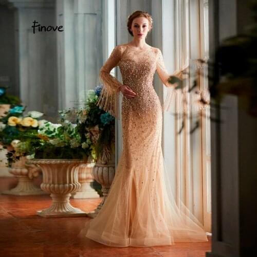 Finove Women's Dresses With A Train