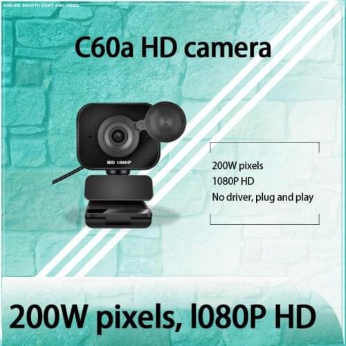 USB Drive-free 1080P HD Camera Betwork Teaching Computer Camera with Lens Cover Fixed Focus Webcam For Window7/8/10 Dropshipping