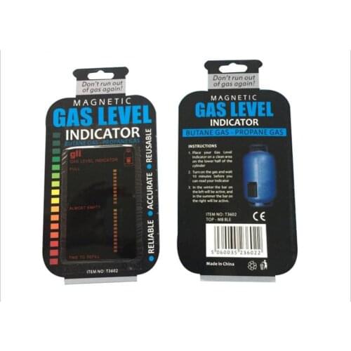 Propane Butane LPG Fuel Gas Tank Level Indicator Magnetic Gauge Caravan Bottle Temperature Measuring Stick