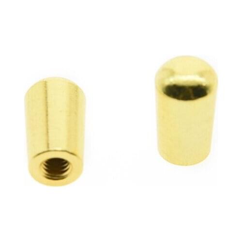KAISH Metric M3.5&M4 Nickel/Black/Gold Metal LP Toggle Switch Tip Pickup Switch Knob for LP