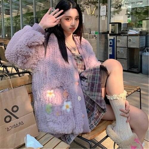 Lovepeapomelo Artificial Fur Coats
