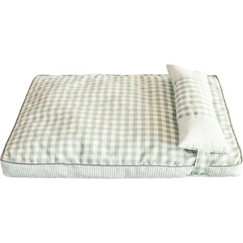 Washable Pet Bed Kennel Dog Square Cat Summer cooling Sleeping Bag Cushion Mat Portable Cat Supplies 60/80/100cm