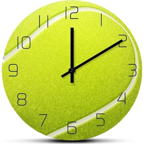 Golf Ball Printed Wall Clock Modern Design Sports Home Decor Timepieces Golfer Quiet Move Quartz Wall Clock For Teen Living Room