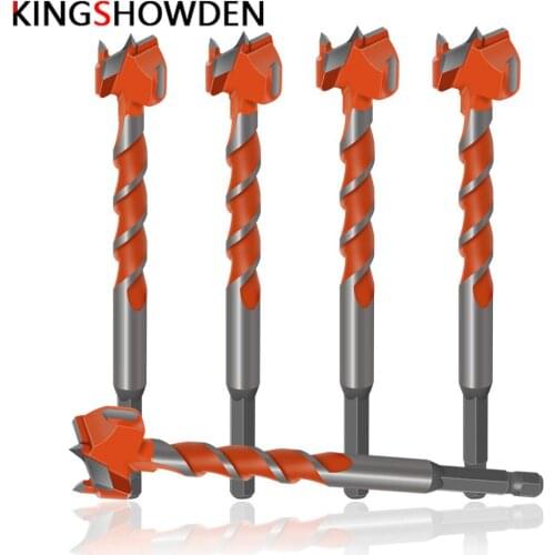 16-25mm Length Forstner Tips Woodworking Tools Hole Saw Cutter Hinge Boring Drill Bits Round Shank Tungsten Carbide Cutter