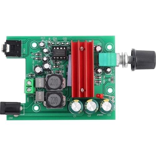 Power Amplifier Board High-Sensitivity Mono TPA3116 Subwoofer Amplifier Module with NE5532 OPAMP