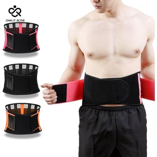 Adjustable Waist Back Support Waist Trainer Trimmer Belt Sweat Utility Belt for Sport Gym Fitness Weightlifting Tummy Slim Belts