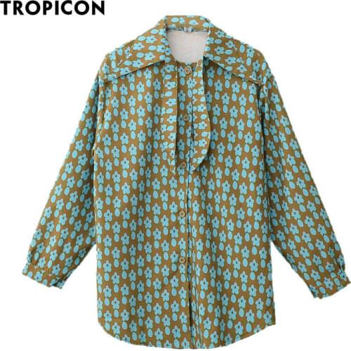 Женские рубашки оверсайз TROPICON China At AliExpress