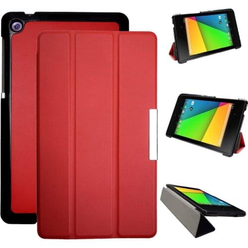 Ultra Slim pu leather Case for Google Nexus 7 2nd FHD with Auto Sleep Flip folio Cover for Asus Nexus 7 2013 model magnet stand