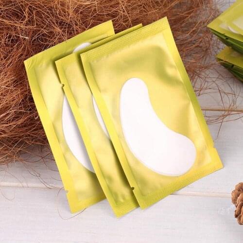 100 Pairs Eyelash Extension Paper Patches Grafted Eye Stickers 7 Color False Eyelash Under Eyepads Eye Paper Patch Tips Sticker