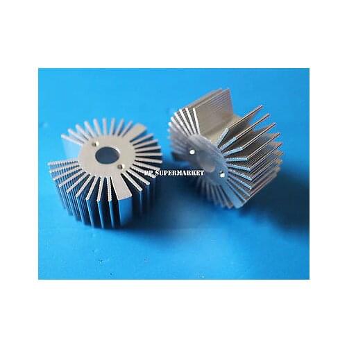 2pcs 47*19mm Round Oxidation Sunflower Aluminum Heatsink for 1W/3W/5W LED Lamp