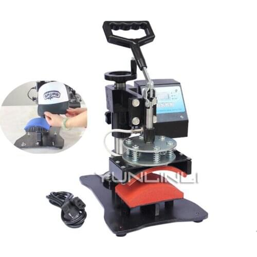 220v/110v Heat Press Machine for printing Hat Digital grilled hot-caps hat cap printing machine wholesale Figure