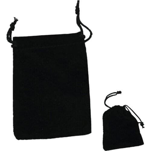 6pcs Velvet Dice Bag Drawstring Pouch Cube Jewelry Packing Child Toy Party Gifts Classic Colors and Simple Durable Design