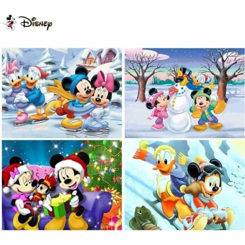 Disney Full Diamond Embroidery "Cartoon Mickey Mouse" Diamond Painting Cross Stitch Patterns Rhinestone Unfinished Home Decor