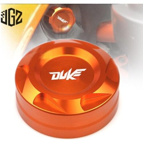 Motorcycle CNC Aluminum Rear Brake Oil Cap Fluid Engine Reservoir Cover Accessories for KTM Duke 125 200 390 2013 2014 2015 2016