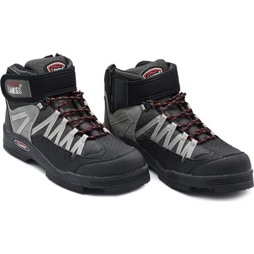 Fly Fishing Shoes 2020 New Upstream Boots Rubber Sole With Nails Professional Self Locking Waders Climbing Hiking Skid-proof