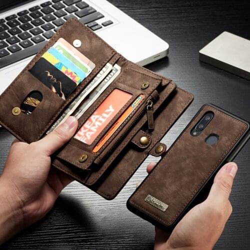 For Samsung Galaxy A20 A30 Case Leather Wallet Cover Phone Bag Case for Coque Samsung Galaxy A20 A205F A205 A 20 SM-A205F Case