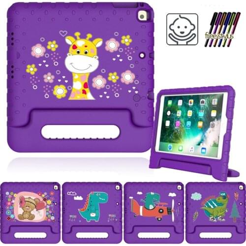 For IPad 5th 6th Generation 9.7 2018 2017 EVA Materials Tablet Cover Pro 9.7 Air 1 2 Handle Stand Case IPad 2 3 4 Mini 1 2 3 4 5