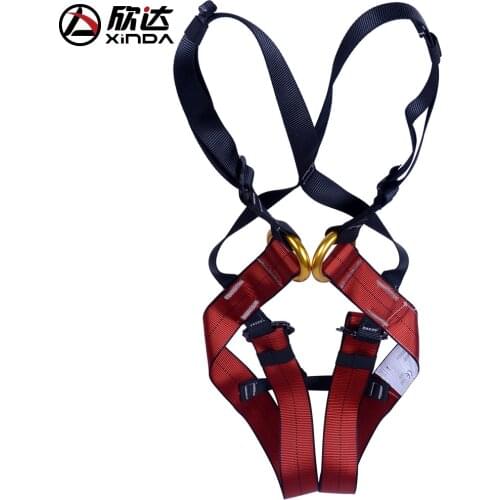 XINDA Harness Bust Baby Seat Belt Child Outdoor Rock Climbing Harness Rappelling Equipment Harness Seat Belt with Carrying Bag
