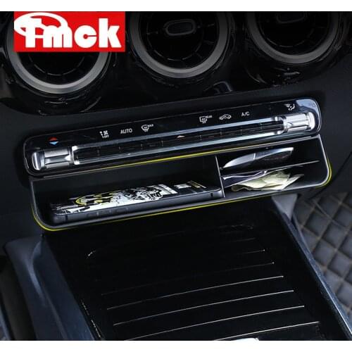 For Mercedes Benz B GLB GLE GLS Class W247 X247 W167 X167 Car Accessories Central Control Storage Box Card Tray Holder Organizer