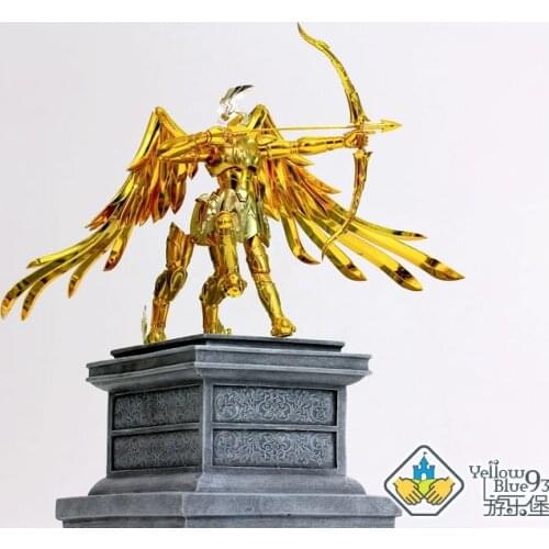 MODEL FANS Yellowblue saint seiya cloth myth Resin Scene EX Sagittarius Aiolos Platform support base Toy Figures