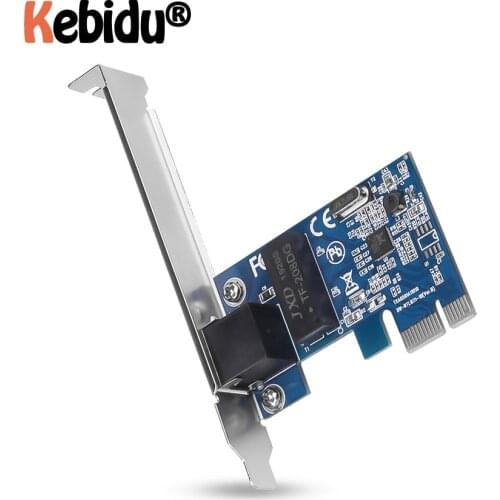 Hot Sale 10/100/1000Mbps Gigabit Ethernet PCI-E Network Card PCI Express 1000Mbps RJ45 LAN Adapter Converter For Desktop PC