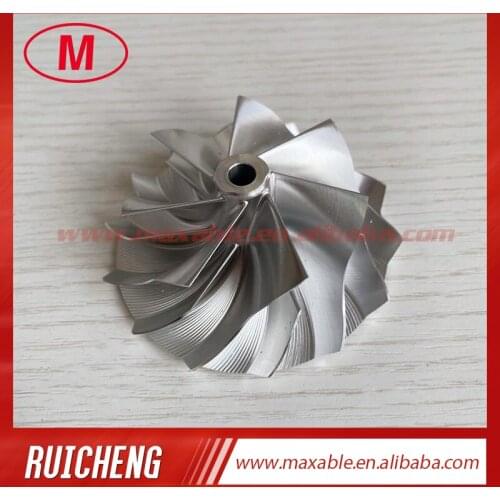 GT30 reverse 54.50/70.00mm 7+7 blades High performance Turbo milling/aluminum 2618/billet compressor wheel